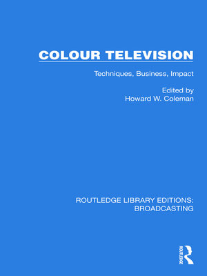 cover image of Colour Television